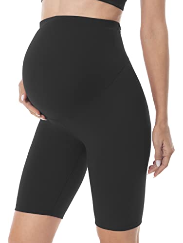 V Vocni Maternity Biker Shorts Over The Belly Bike Short Workout Yoga Active Pregnancy Bermuda Short Pants Lounge Pajama #TOP2
