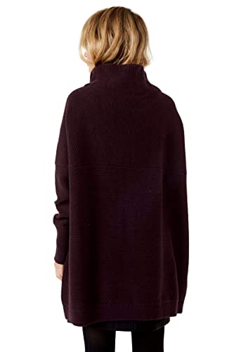 Urban Outfitters( Free People Women's Ottoman Slouchy Tunic, Black Raisin, Small