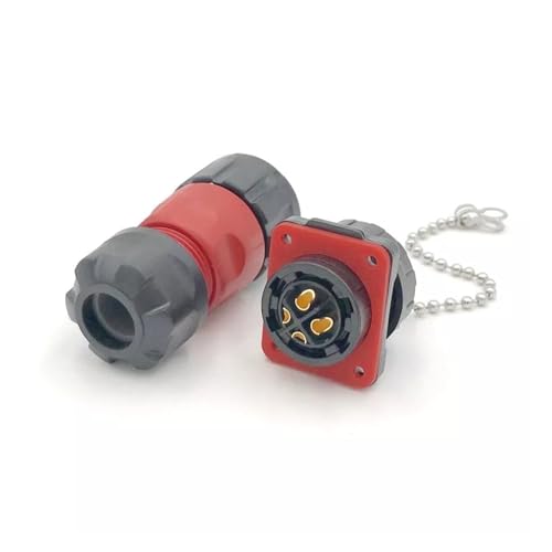 Connecteur 4 broches etanche M20 pour eclairage de jardin et sonorisation exterieure - 2