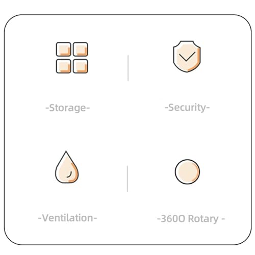 Suporte de tesoura para cabeleireiro, suporte giratório de tesouras de salão - recipiente para tesou