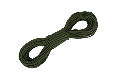 Image of 550 para Cord Parachute Survival Cord Rope Spec Type III 7 Strand Paracord Rope, Military Grade Nylon 4mm Diameter (Olive Green, 20)