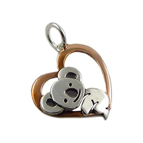 Koala Love Heart Silver Pendant by The Mexican Collection Cover