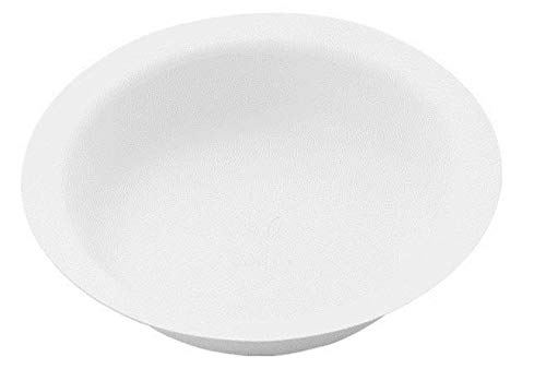 50 assiettes creuses bols h.3 Ø 19,4 cm. - 12 g. Biodégradable et compostable Robuste pour fêtes sagre Byò Milano 400 ml