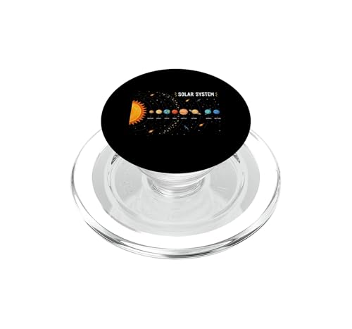 Astronomie PopSockets MagSafe galaxie et système solaire pour smartphone
