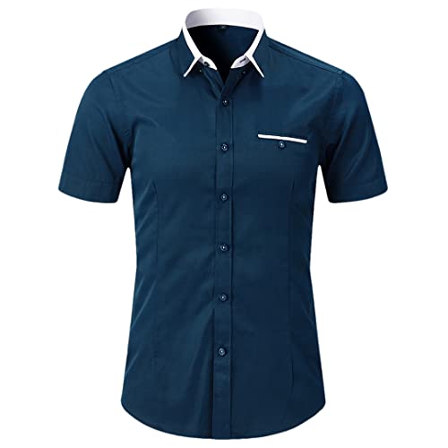 Chemise d'été décontractée contre la chaleur en pur coton M