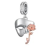 Peireara Phantom of the Opera Charms 925 Sterling Silver Phantom of the Opera Merchandise Charms Broadway Music Theater Gifts for Women