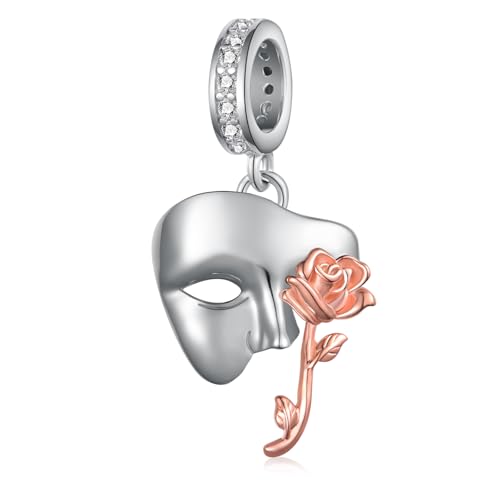 Phantom of the Opera Charms 925 Sterling Silver Phantom of the Opera Merchandise Charms Broadway Music Theater Gifts for Women