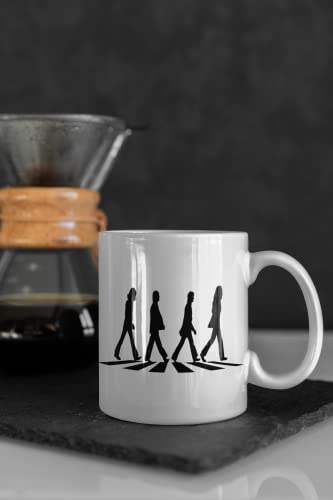 Beatles CM005 Mug à café avec inscription « Abbey Road Crosswalk » - Les Beatles, Paul McCartney, John Lennon, RIngo Starr, George Harrison Beatles CM005 Mug à café avec inscription « Abbey Road Crosswalk » – Image 3