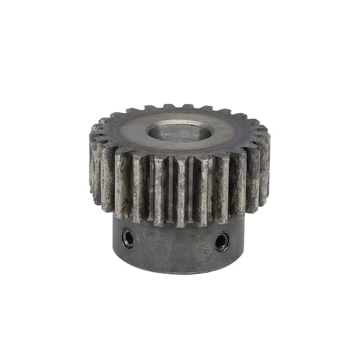 Bevel Gear Pinion Hardware Mechanical Spur Gear 1.5 Module-26T/27T Bore Size 8/10/12/14/15/16mm Motor Gear Carbon Steel Blackening High Frequency Quenching(1.5M26T-Bore 16mm)