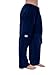 Paradise Towelwear Co. Towel Pants for Swimmers – Navy Blue - Cotton Terry Towel Pants – Beach Coverup – Resort Wear – Swim wear (Adult XL)