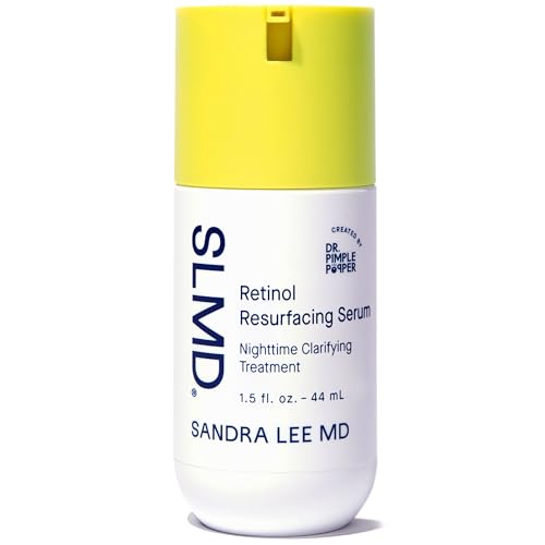 SLMD Resurfacing Retinol Serum with Vitamin C, Hyaluronic Acid & Allantoin | 1.5 fl oz | Retinol Face Serum, Clarifying Night Treatment for Fine Lines, Wrinkles, Dark Spots & Uneven Texture