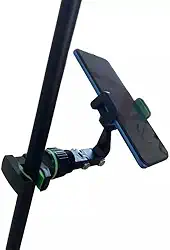 Suporte Celular Pedestal Microfone - Preto