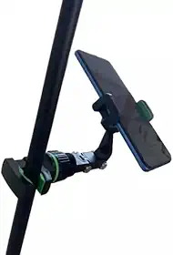 Suporte Celular Pedestal Microfone - Preto