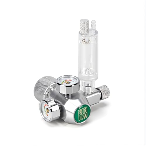 Walfront 二酸化炭素減圧器 CO2レギュレータゲージ 圧力調整器