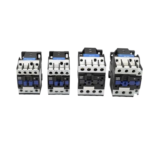 Contactor de ac 12a 3p lc1d cjx2-1210 con contacto normalmente abierto 48v para riel din 5
