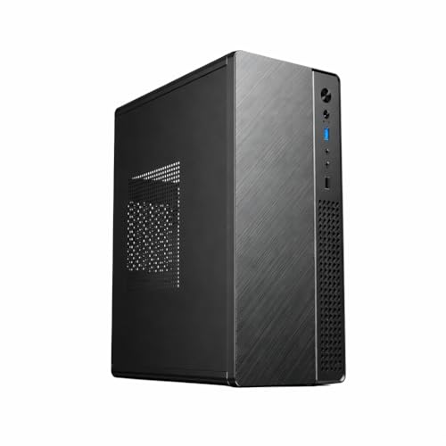 Image of Assembled Desktop CPU with M.2 SSD, Core i5-3rd Gen(3570 /3470) II WiFi DONGLE II Windows 10 II MS Office II HDMI & VGA Ports II Full Metal Body - Black (128, GB, 4, GB)