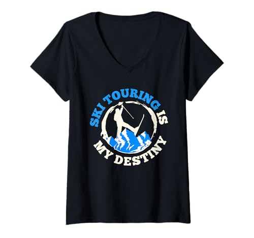 Mujer Esquí de travesía Esquí Camiseta Cuello V