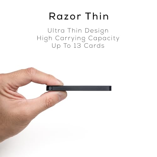 FANTOM X Card Fanning Wallet, RFID Aluminum Card Holder, Carbon, Extra Slim Size Holds 4-7 Cards (Carbon Fiber, Extra Slim 4-7)3