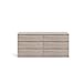 Tvilum Scottsdale 6 Drawer Double Dresser, Truffle