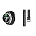 Polar Ignite - Montre Fitness Multisports avec Mesure de la Fréquence Cardiaque au Poignet, Guide d’entraînement, Mixte Adulte, S/M & Bracelet Ignite - Bracelet de Rechange, Mixte Adulte, Noir, M/L