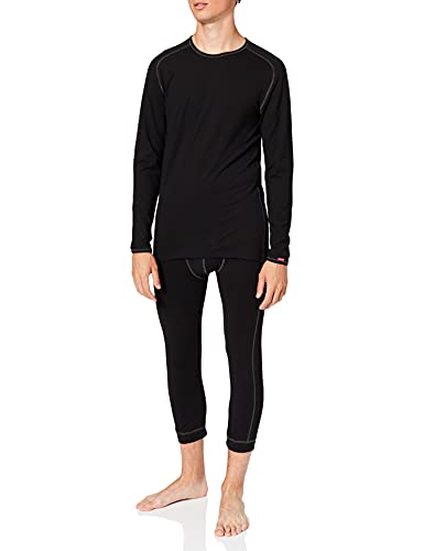 Löffler Herren Set 3/4 Hose Transtex Warm, schwarz, 54