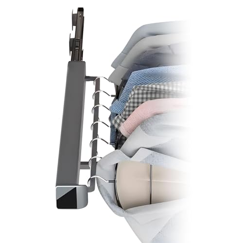 Colgador de ropa extraíble extensible para armario telescópico de moda y hogar 7