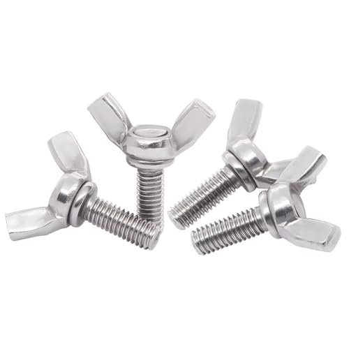 Dreneco Vis à Oreilles en Acier Inoxydable, M8×45mm,3 pcs