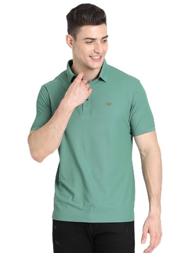 Image of STELLERS Men's Premium Polo T-Shirt Wrinkle Free Quick Dry Soft and Feather Touch Feel Regular Fit