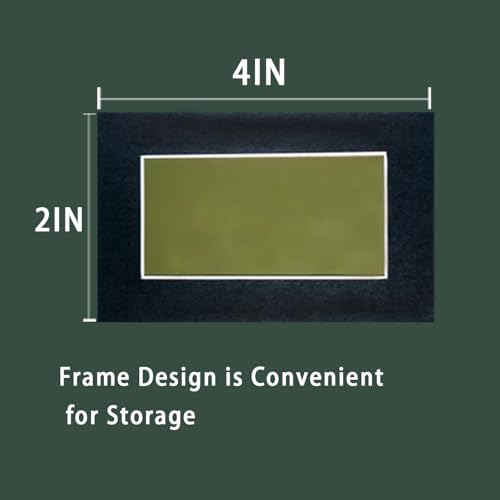 Image of 2 x 4 Inch Magnetic Field Viewing Film, Magnetic Field Viewer, Magnetic Flux Display, Magnet Pattern Detector, Scientific Project Teaching, Automatic and Reusable Recovery