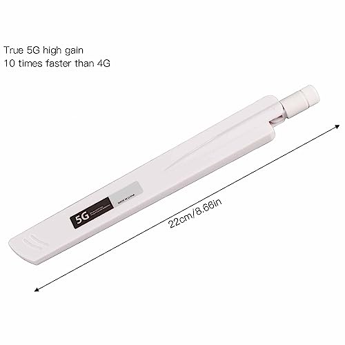Router 5G Antenna SMA, 18dbi High Gain GSM/GPRS/5G/4G/3G/2G/NB-loT Universal Antenna SMA Omni Directional Full Band, for Routers, DTU, Wireless Monitoring (White) - Image 4