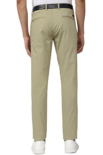 Image of Van Heusen Men's Mid Rise Regular Fit Ankle-Length Twill Chinos