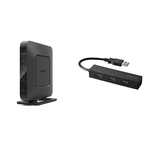 Amazon.co.jp: 【セット】BUFFALO WiFi 無線LAN ルーター WSR