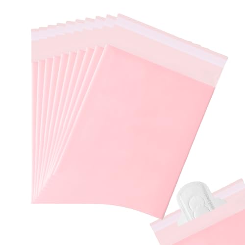 Image of 100 Pcs Sanitary Napkin Disposal Bags, Feminine Hygiene Period Bags for Tampons & Pads, Period Disposal for Teen Girls, Odor Blocker, Leak-Proof Sanitary Storage for Menstrual Products, Light Pink