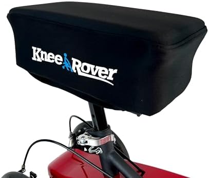 KneeRover Memory Pad Knee Scooter Pad Cover Cushion - Knee Rover Pad Accessory Features Removable Cover and Comfortable Memory Foam Cushion Insert - Knee Walker Pad Fits Most Models