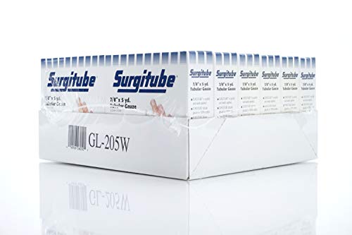 INTEGRA LIFESCIENCES SURGITUBE Tubular Bandages, Large Fingers Toes, Cotton White, 7/8