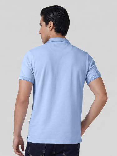 Image of XYXX Accent Men's Solid Cotton Polo T Shirt | Collar Tshirts | Half Sleeves | Solid-Slim Fit