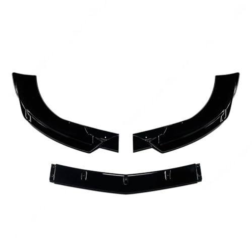 Spoiler avant pour Mercedes Classe C W204 S204 AMG Line 2007-2011 lèvre noir brillant