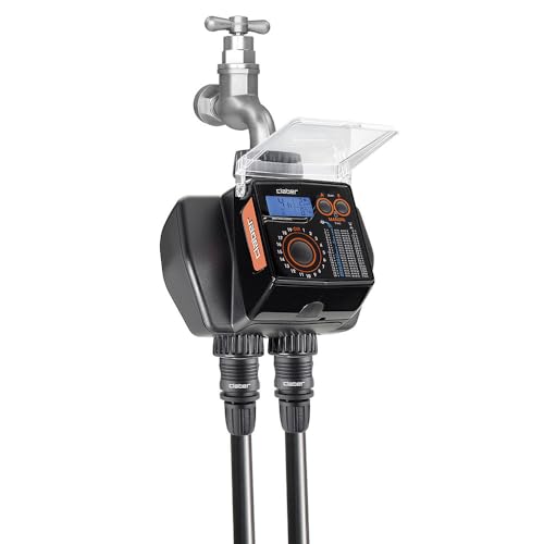 Programmateur arrosage automatique deux voies Claber Dual Logic pour jardin