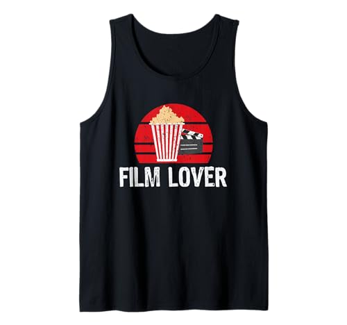 Cine de palomitas de maíz para amantes del cine Camiseta sin Mangas