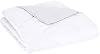AmazonBasics Reversible Microfiber Bed Comforter, Full / Queen, White AmazonBasics Reversible Microfiber Bed Comforter, Full / Queen, White