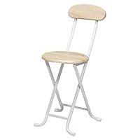 Amazon｜ぼん家具 折りたたみ椅子 高め ハイチェア パイプ椅子 軽量