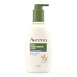 Aveeno Daily Mosturising Crema Idratante Corpo, Crema Corpo Idratante alla Lavanda e Avena Prebiotica, Crema corpo profumata all'aroma di Lavanda, Crema corpo idratante pelle secca e sensibile, 300 ml