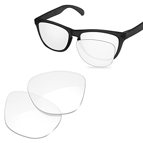 Image of 100% Precise-Fit Replacement Sunglass Lenses Compatible with Oakley Frogskins OO9013 55mm