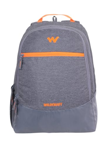 Image of Wildcraft Nylon 32 Ltrs Water-Resistant Backpack for Men & Women - Expedition LPBP 32 Ltrs Water-Resistant Casual Backpack - Melange Grey