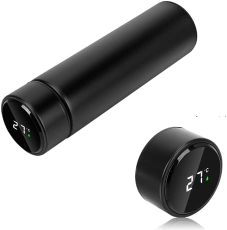 Garrafa Térmica De Inox Café Água Quente E Frio Com Sensor De Tem...