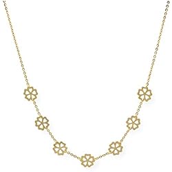 Gargantillas De Oro 18 Kilates Precios S&S Gargantilla Salento - Oro | Gargantilla Mujer Oro de 18 kilates | Materiales Hipoalergénicos | Gargantilla Mujer Oro | Gargantilla Oro Mujer