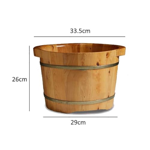 Bañera para pies de cedro para sauna y spa miniatura 3