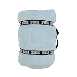 Victoria's Secret Pink Cozy Blanket Color Mint Green Size 50”x60” Super Soft New, 23642782