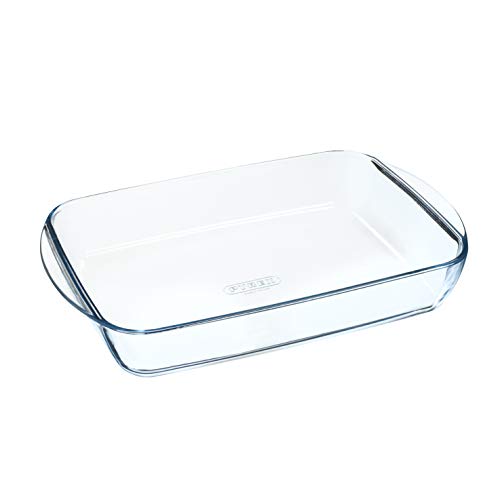 Pyrex Classic 2 Piece Rectangular Glass Baking Roasting Bake Roaster