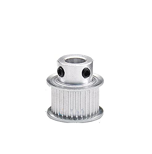 Timing Pulley 25 Teeth 2GT Timing Pulley, Bore 4/5/6/6.35mm, for GT2 Open Synchronous Belt Width 6/9/10mm, 25Teeth 25T (NO.1314)(Belt Width 6mm,Bore 5mm)